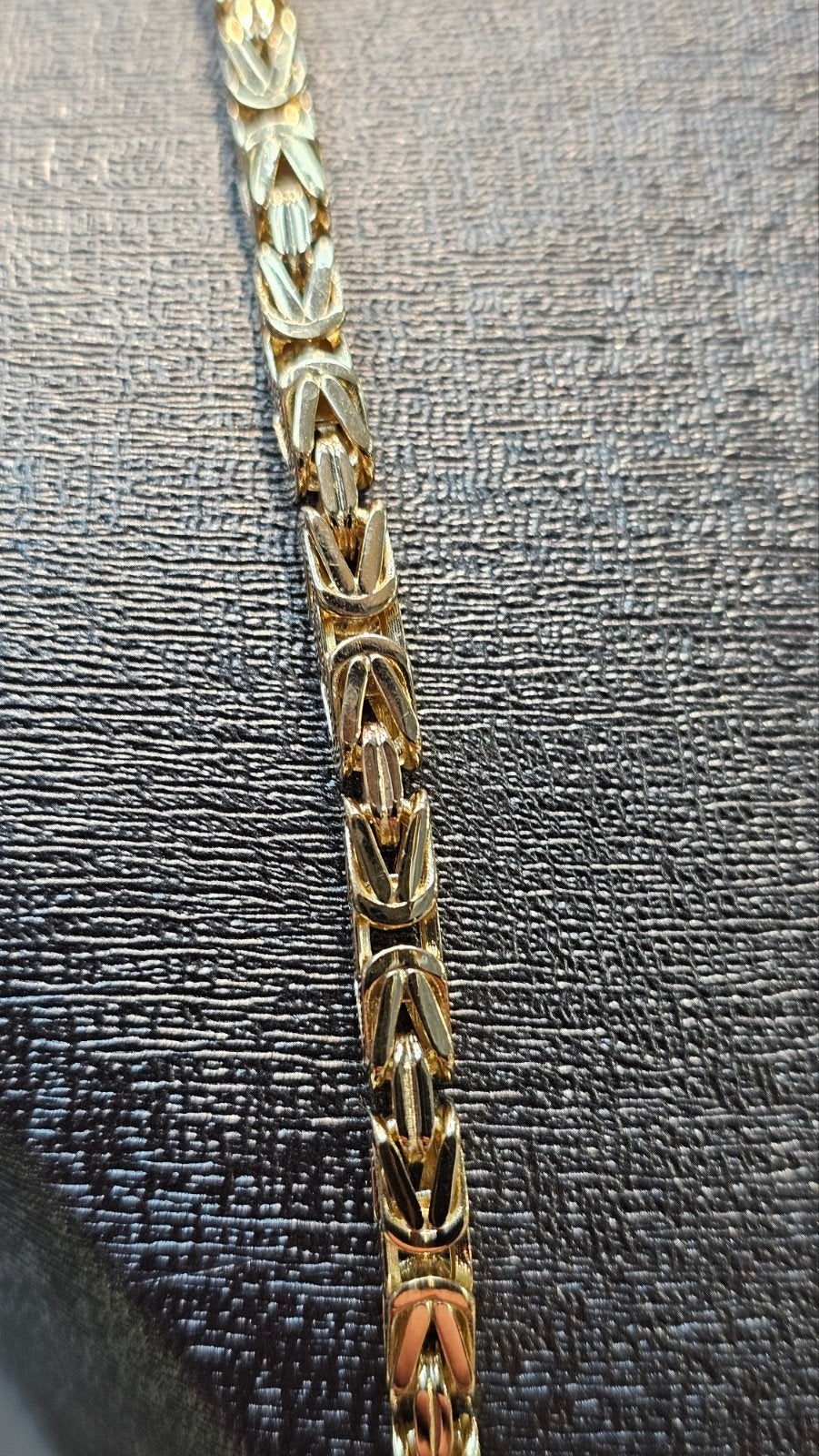 Prachtige 14k gouden koningsketting, Ophalen of Verzenden, Nieuw, Goud, Goud