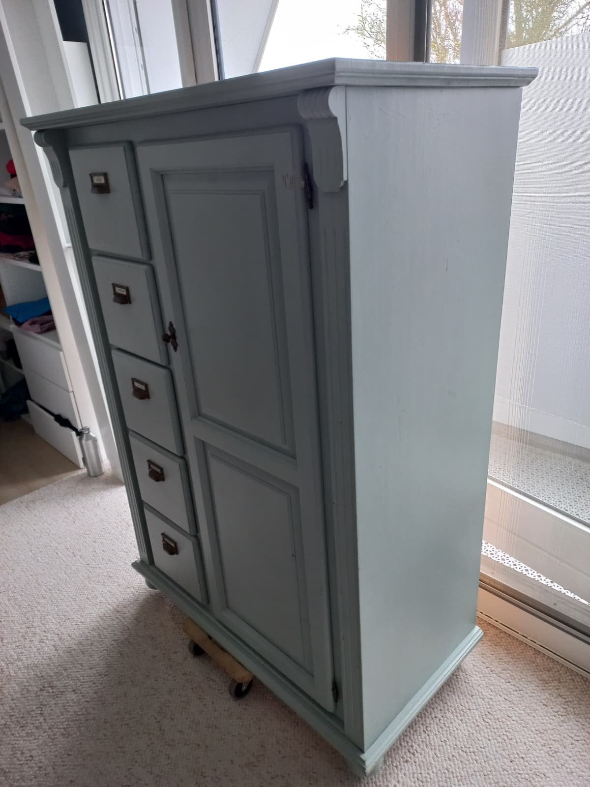 Commode/Kledingkast (2 stuks), Gebruikt, 100 tot 150 cm, 100 tot 150 cm, 50 tot 75 cm