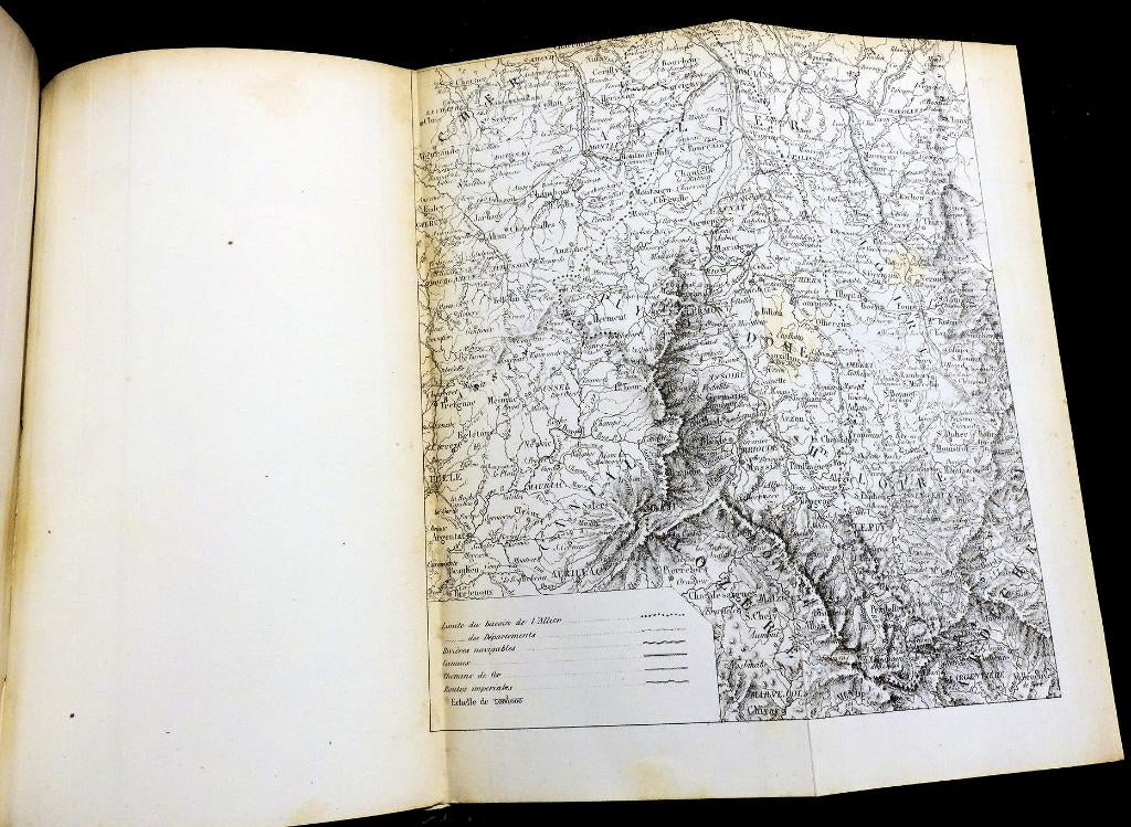 Monestier-Savignat 1858 Étude sur les inondations de Loire, Ophalen of Verzenden