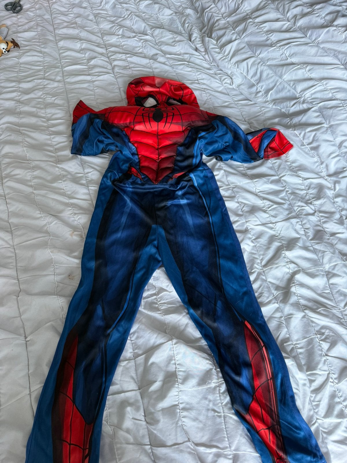 Spiderman pak H&M maat 110/116, Kinderen en Baby's, Carnavalskleding en Verkleedspullen, Ophalen of Verzenden, Zo goed als nieuw