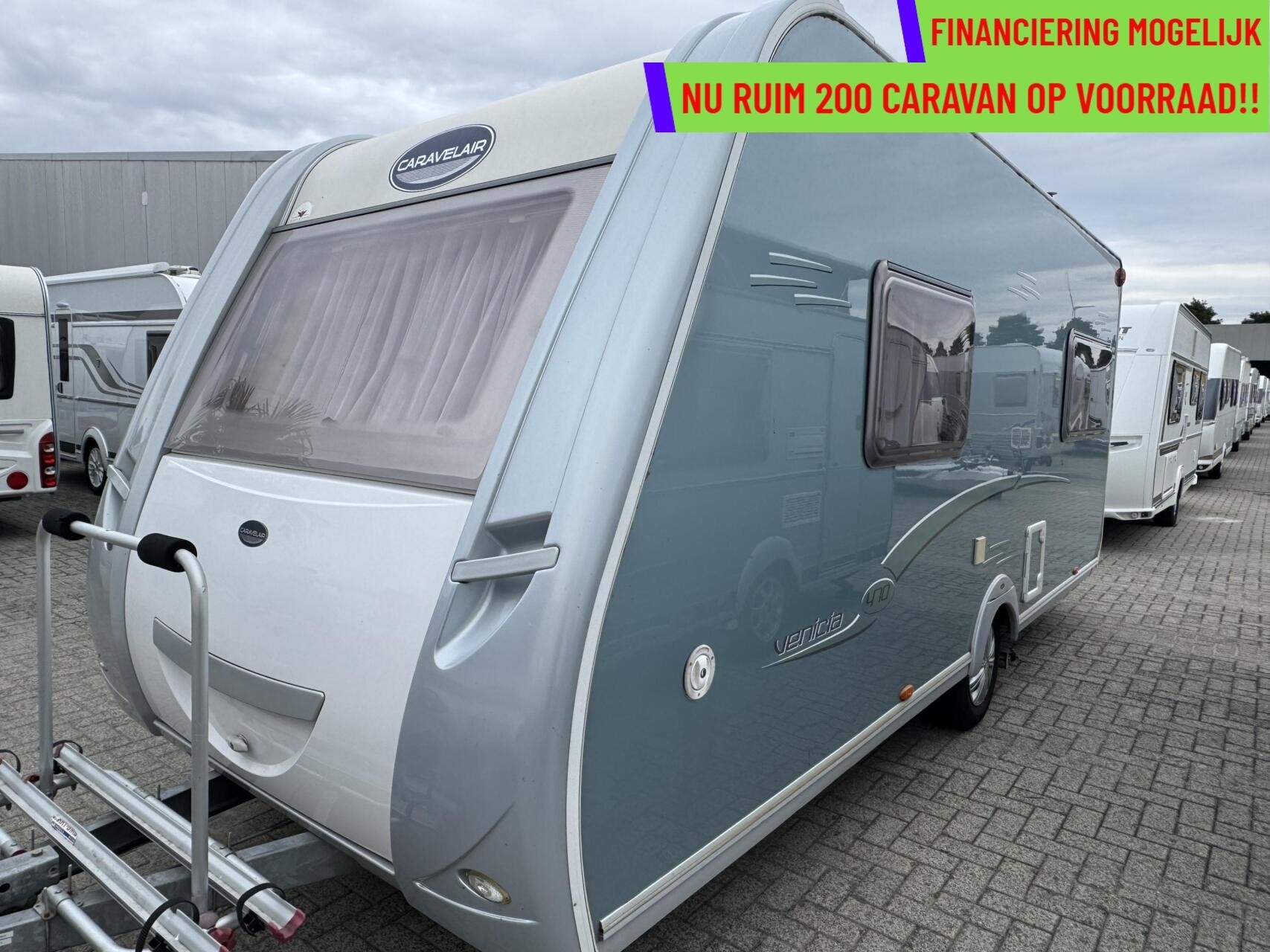 CARAVELAIR VENICIA 470, QUEENBED, MOVER, CASSETTE LUIFEL, Mover, Rondzit, Bedrijf, 6 tot 7 meter