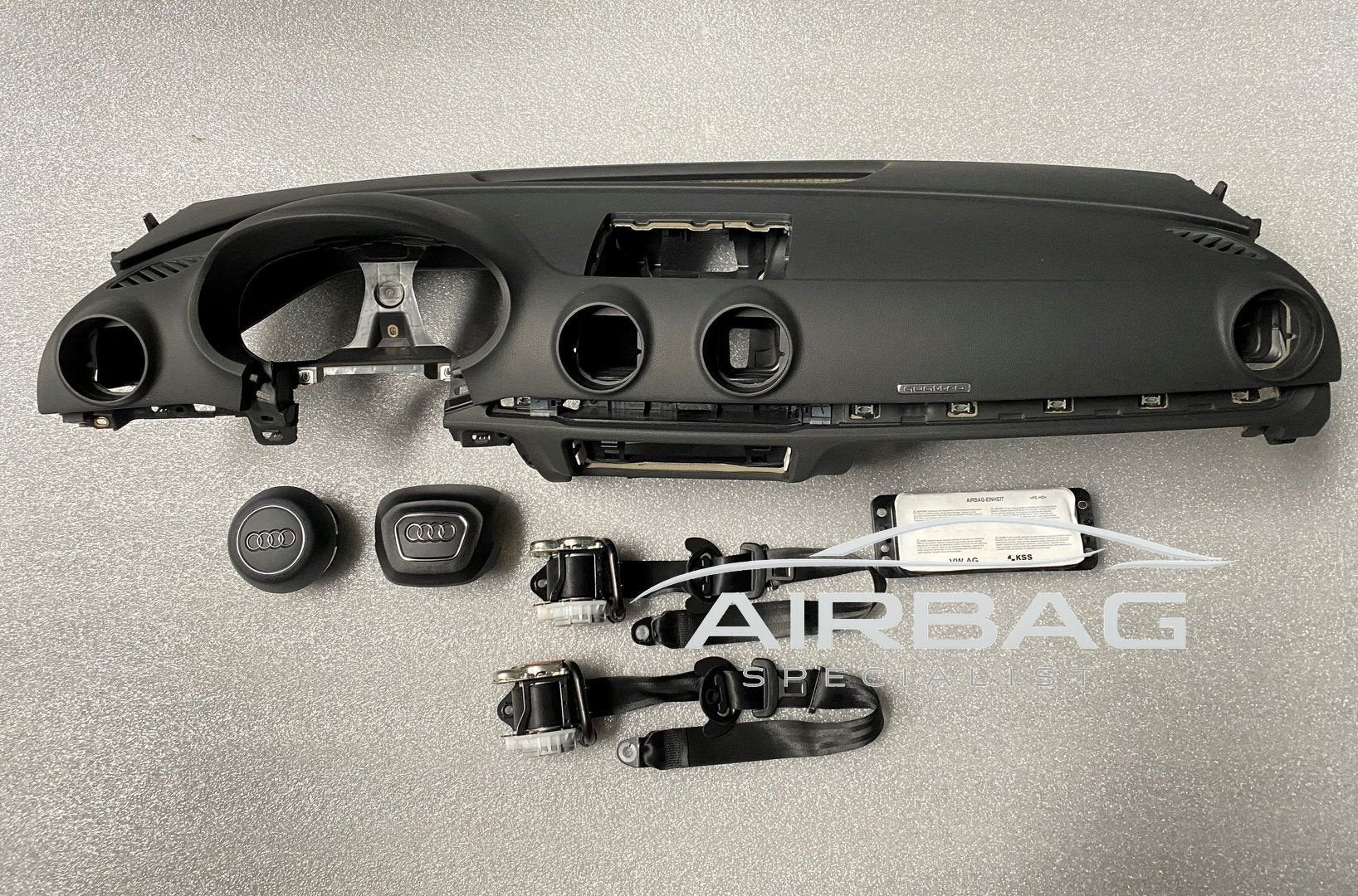 Airbag set dashboard gordels  Audi A3 8V model 2016-2020, Gebruikt, -, -, -