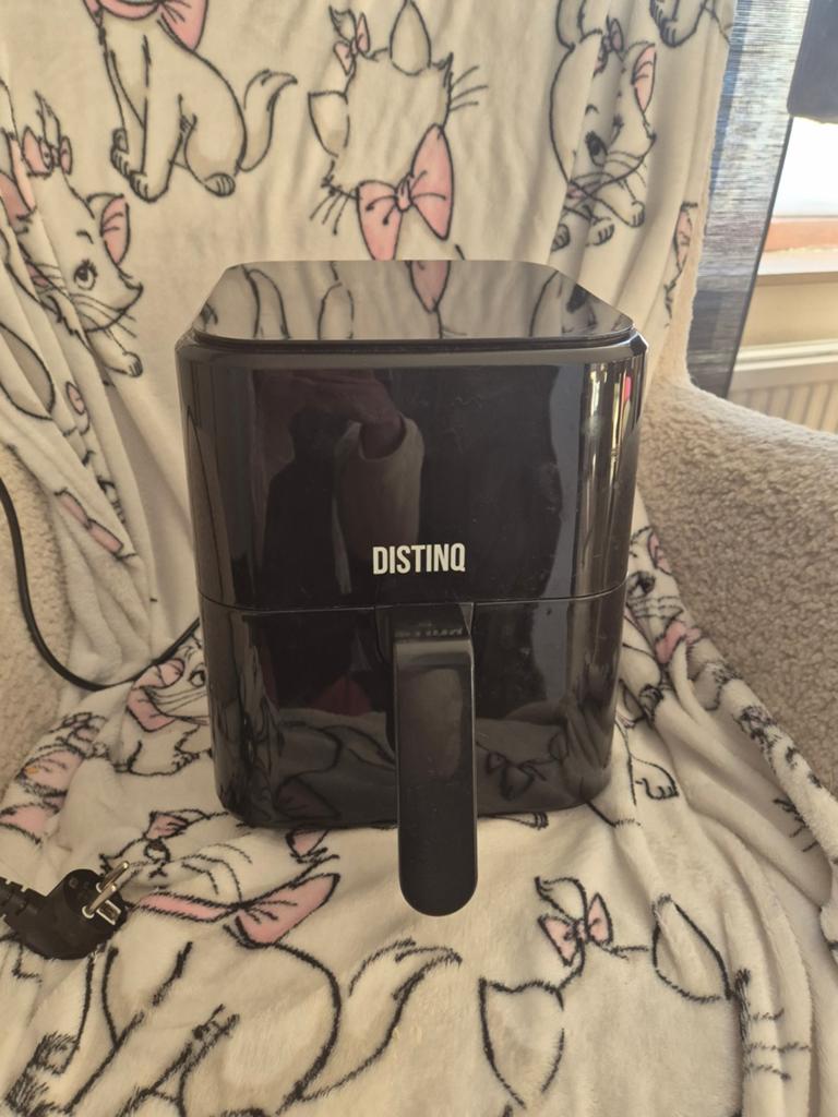 DistinQ heteluchtfriteuse (airfryer)
1 keer gebruikt, Ophalen of Verzenden, Zo goed als nieuw, Airfryer
