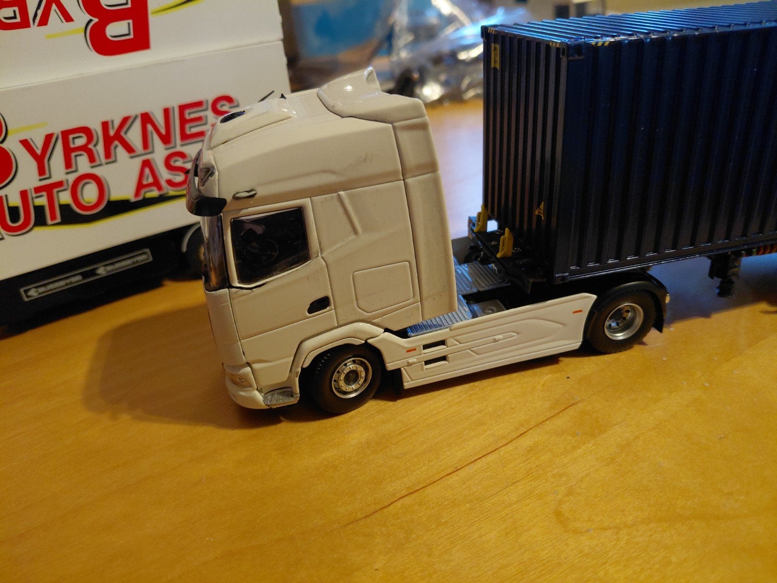 tekno daf xg met container, Ophalen of Verzenden, Zo goed als nieuw, Bus of Vrachtwagen, Tekno