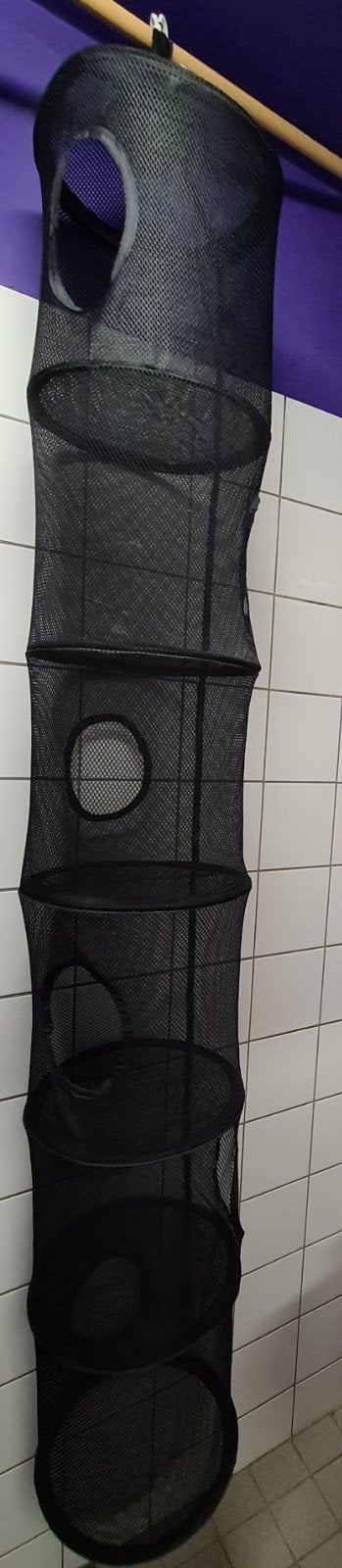 Zwarte hangende opberger met 6 vakken, Ophalen of Verzenden, Zo goed als nieuw, Zwart