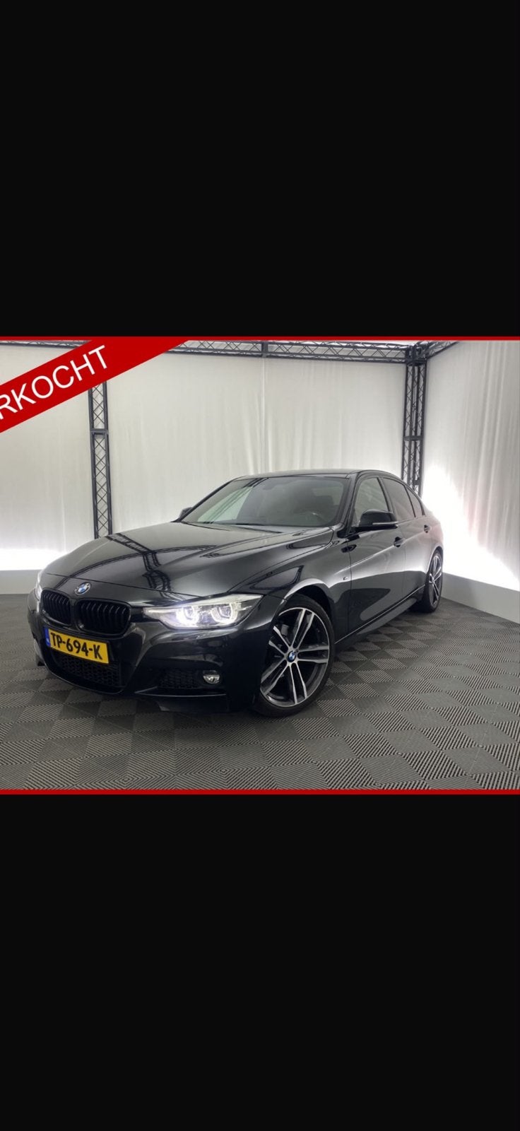 BMW 3-Serie 318i 136pk Aut 2018 Zwart, Auto's, Automaat, Zwart, Origineel Nederlands, 19 km/l