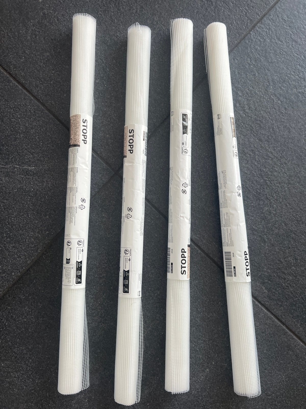 IKEA STOPP Antislip onderlegger 67.5x200 cm (4 stuks), Ophalen, Wit, Nieuw, 50 tot 100 cm