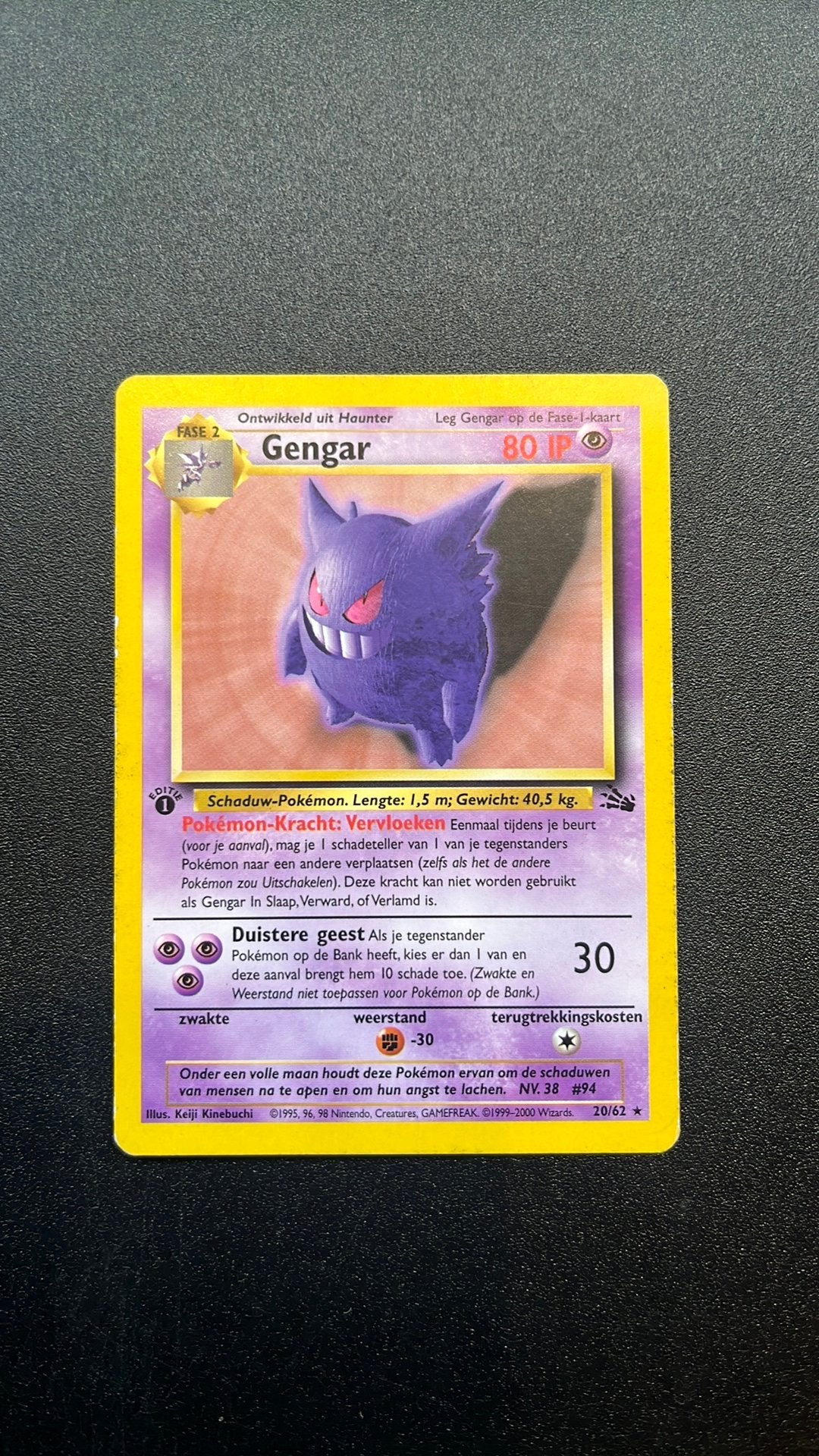 Gengar Fossil NL, Ophalen of Verzenden, Zo goed als nieuw