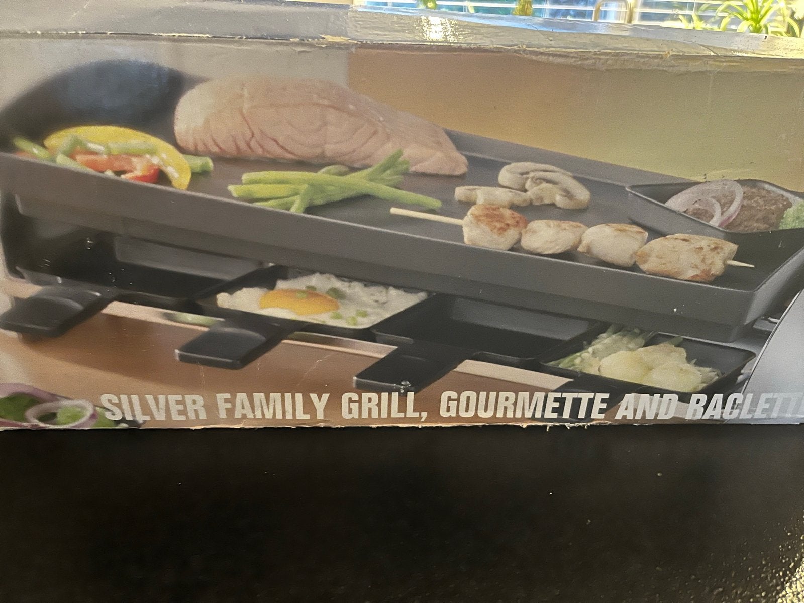 Princess Silver Family Grill, Gourmet en Raclette, Ophalen of Verzenden, Zo goed als nieuw, 4 t/m 7 personen