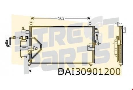 Daihatsu Charade (1.3i) / Gran Move (1.5i / 1.6i) condensor, -, -, Nieuw, Ophalen of Verzenden