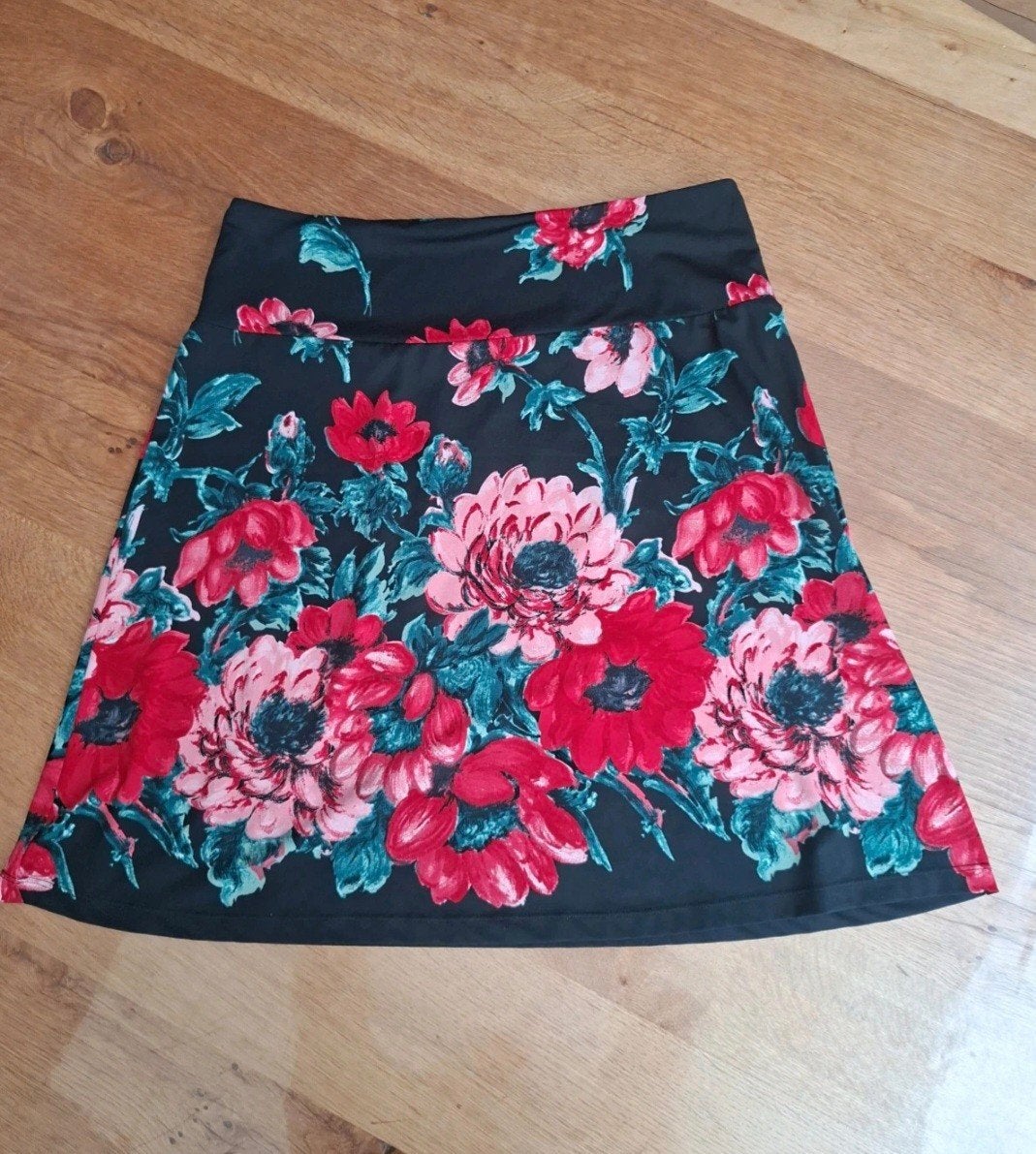King Louie, rok, maat L, Kleding | Dames, Maat 38/40 (M), Ophalen of Verzenden, Zo goed als nieuw, Knielengte