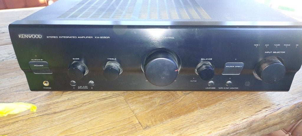 Kenwood Stereo Integrated Amplifier KA-2050R, Zo goed als nieuw, 120 watt of meer, Stereo, Ophalen
