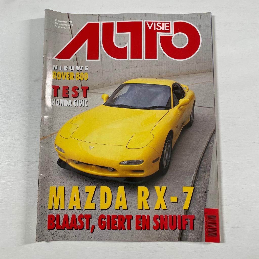 Autovisie nr. 24 - 23 november 1991 - Mazda RX-7, Ophalen of Verzenden, Gelezen, Mazda