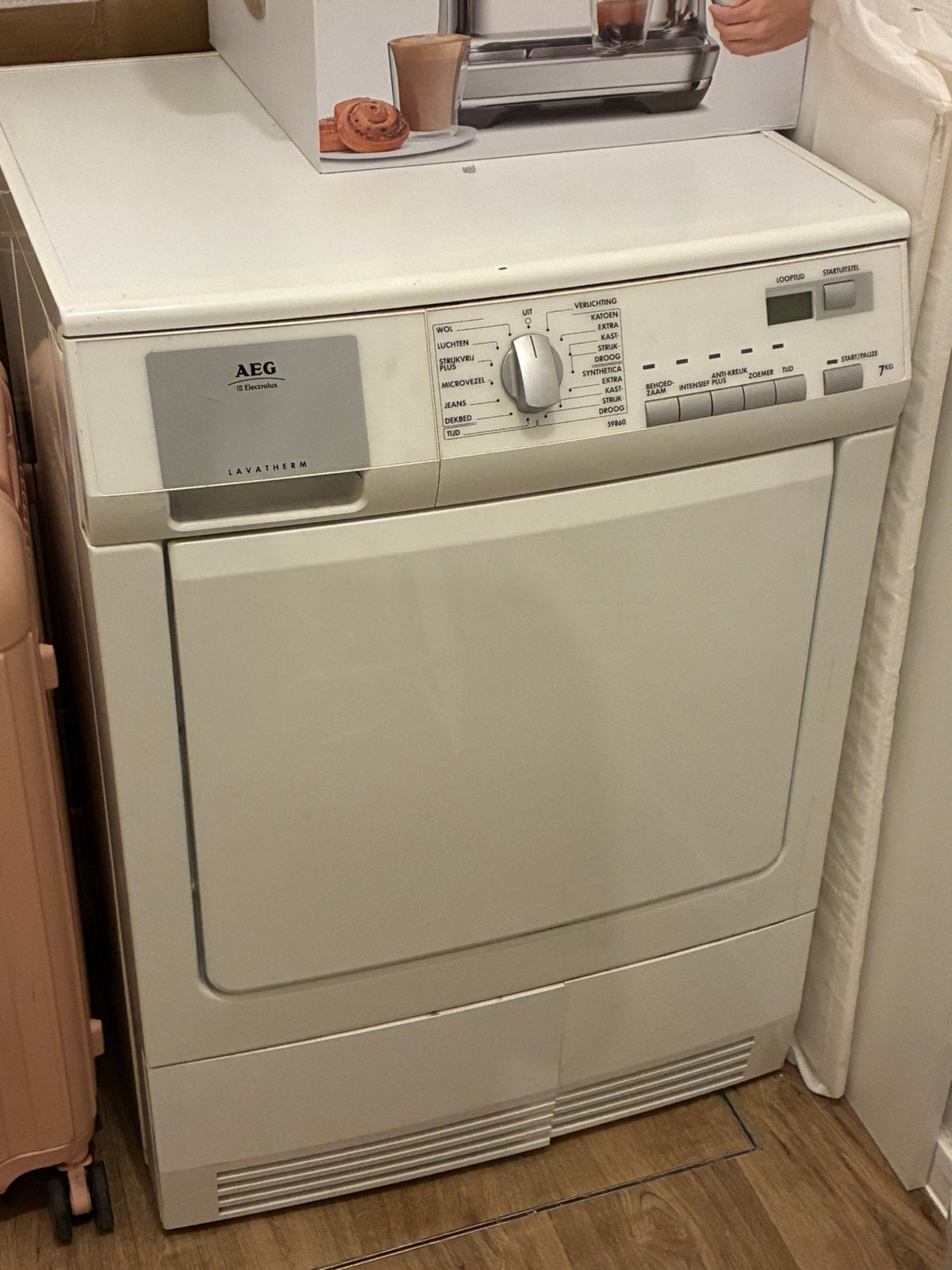 AEG Lavatherm Wasdroger – 7 kg, Witgoed en Apparatuur, Wasdrogers, Ophalen, Gebruikt, Luchtafvoer, 85 tot 90 cm