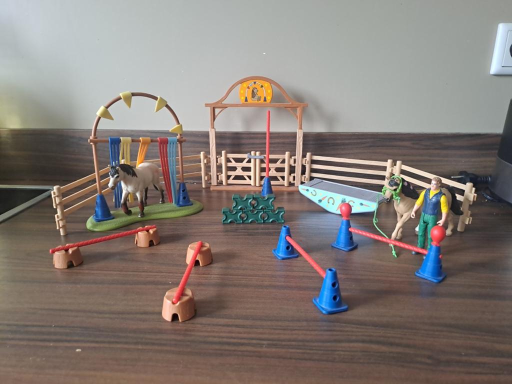 Schleich agility set, Verzamelen, Speelgoed, Ophalen of Verzenden, Zo goed als nieuw