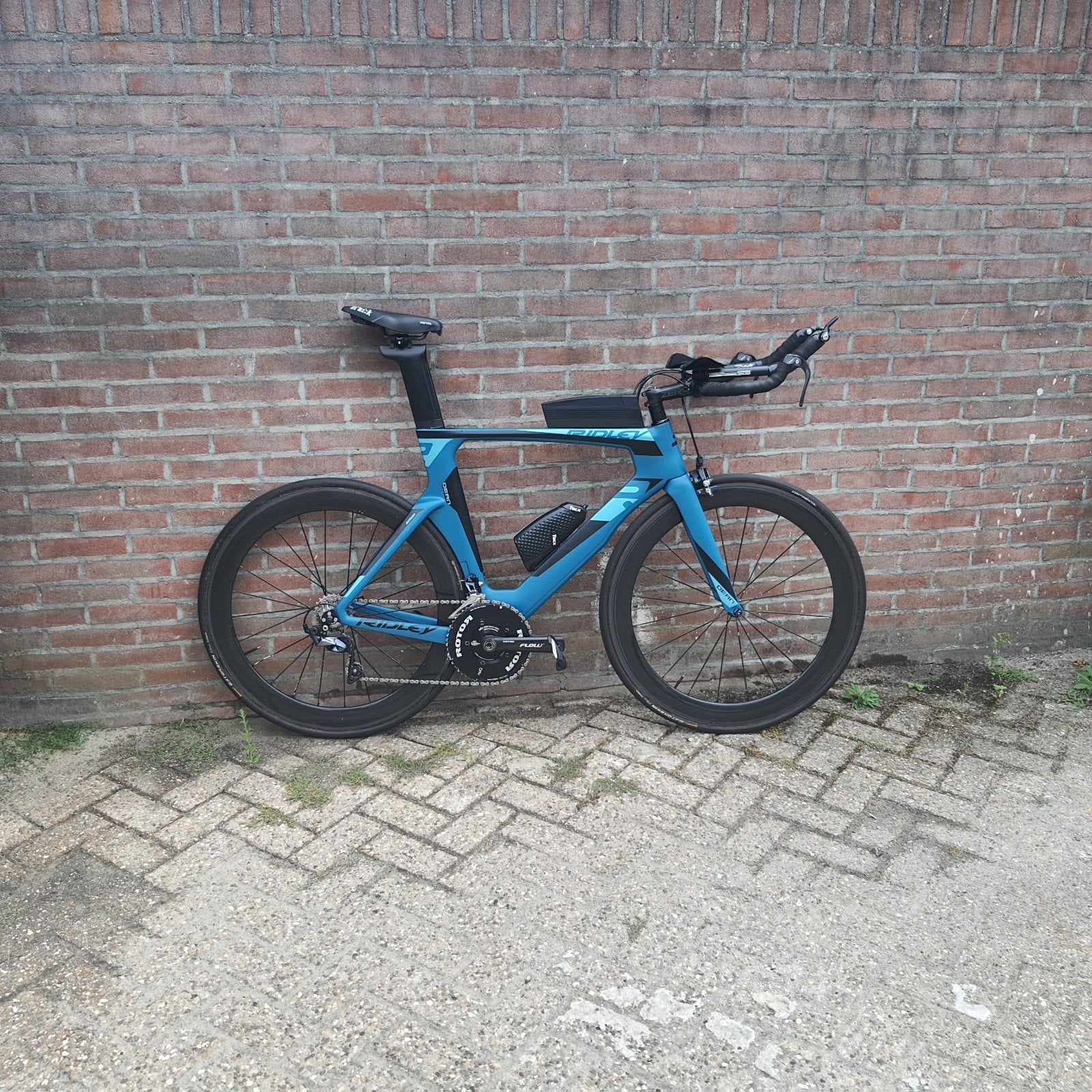In nieuwstaat mooie ridley tijdrit/thriatlonfiets maat M, 28 inch, Carbon, Zo goed als nieuw, Meer dan 20 versnellingen