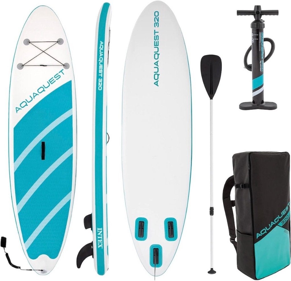 Intex Aquaquest 320 SUP - 320 x 81 x 15 cm, Ophalen of Verzenden, Nieuw, SUP-boards