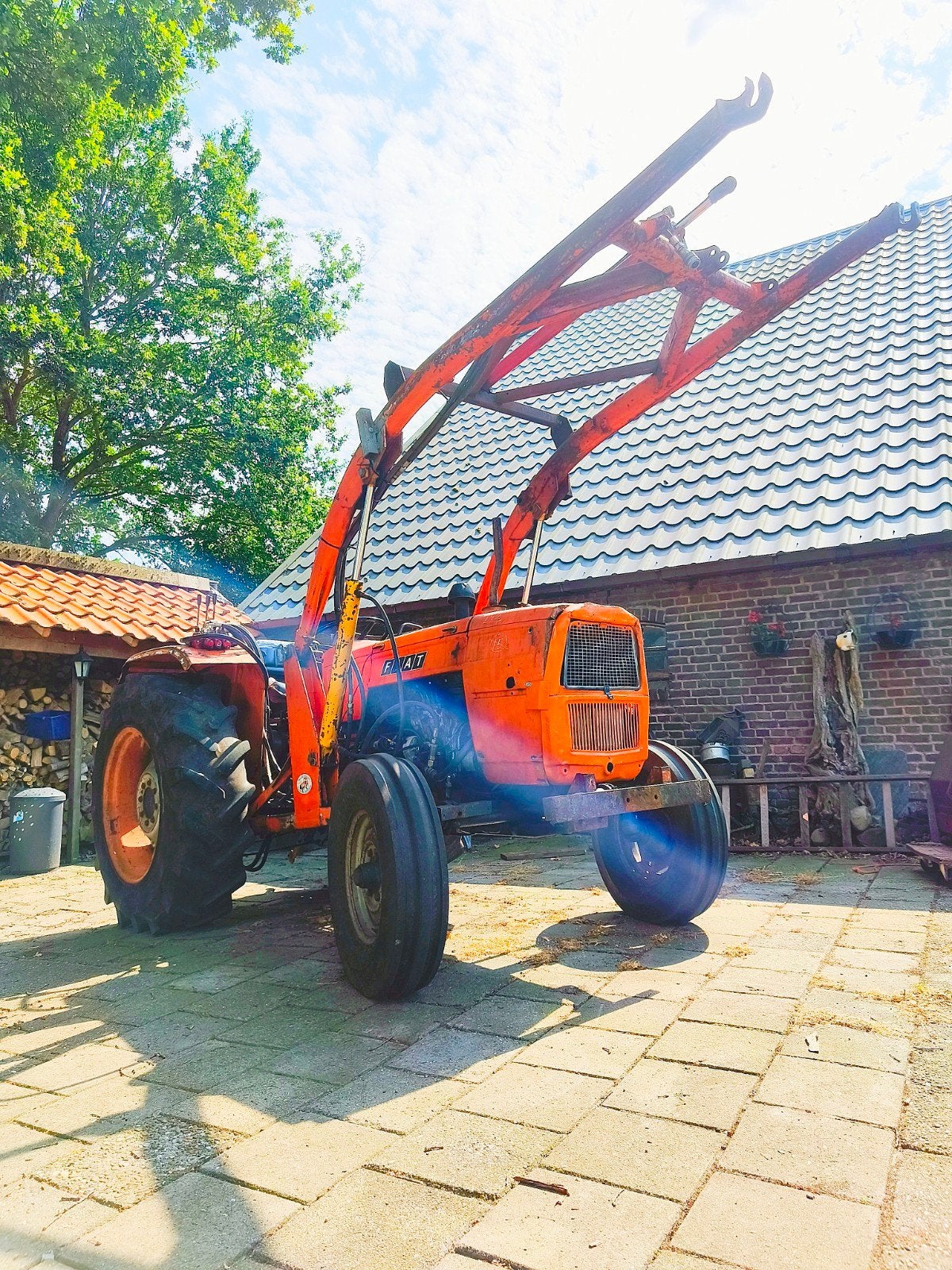 eventueel te koop fiat 415 met voorlader, Ophalen of Verzenden