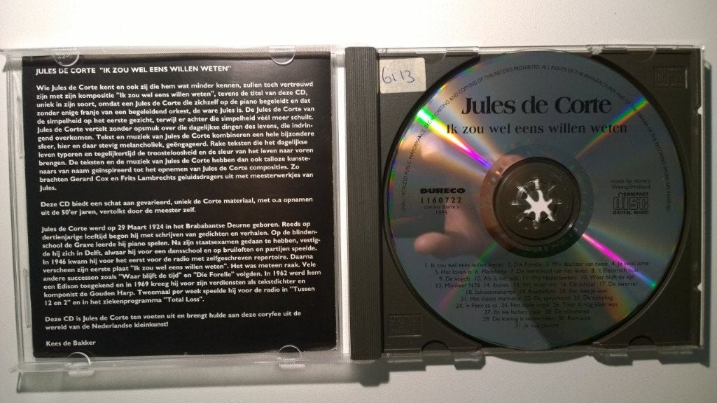 Jules de Corte - Ik Zou Wel Eens Willen Weten, Ophalen of Verzenden, Zo goed als nieuw, Pop, Album