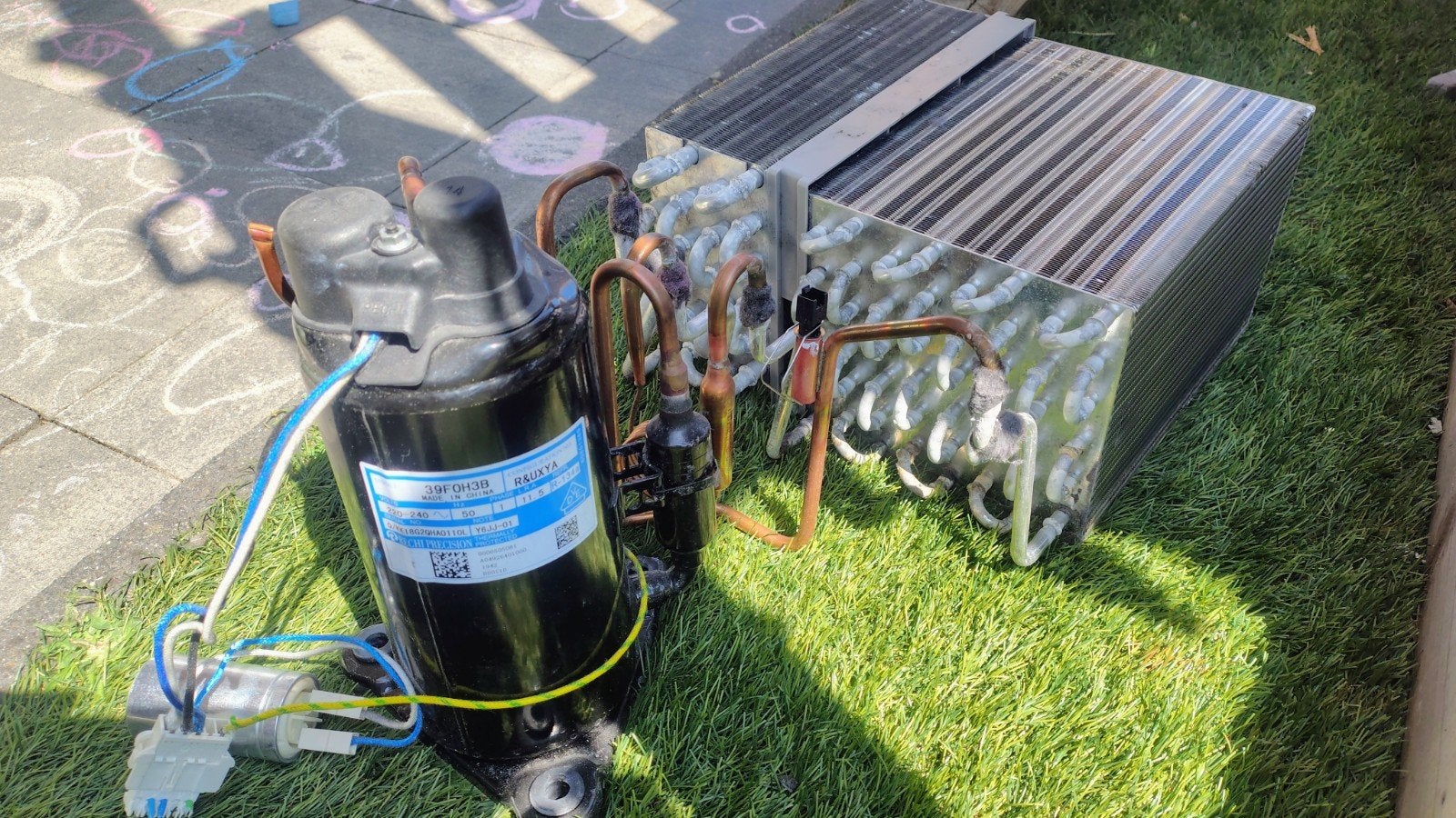 Warmtewisselaar met Compressor, Witgoed en Apparatuur, Ophalen of Verzenden