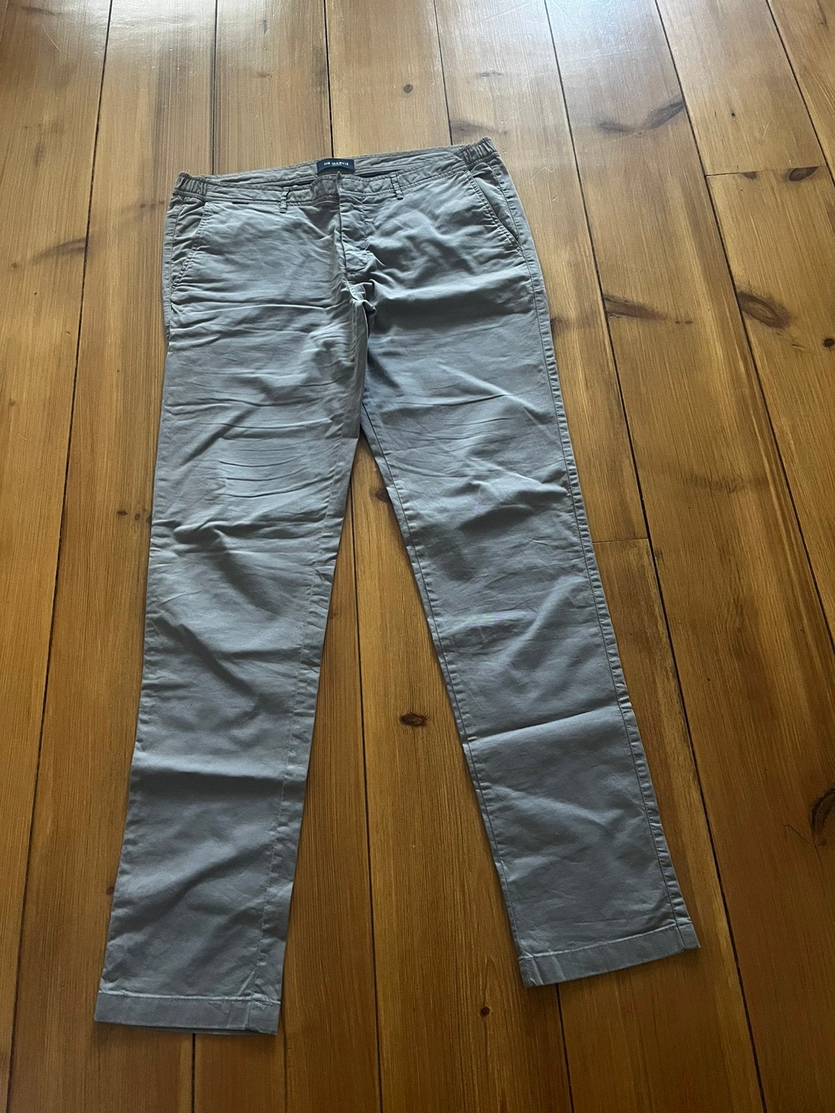 Leuke grijze herenchino Mr. Marvis, The Originals, XL, Ophalen of Verzenden, Maat 56/58 (XL), Grijs