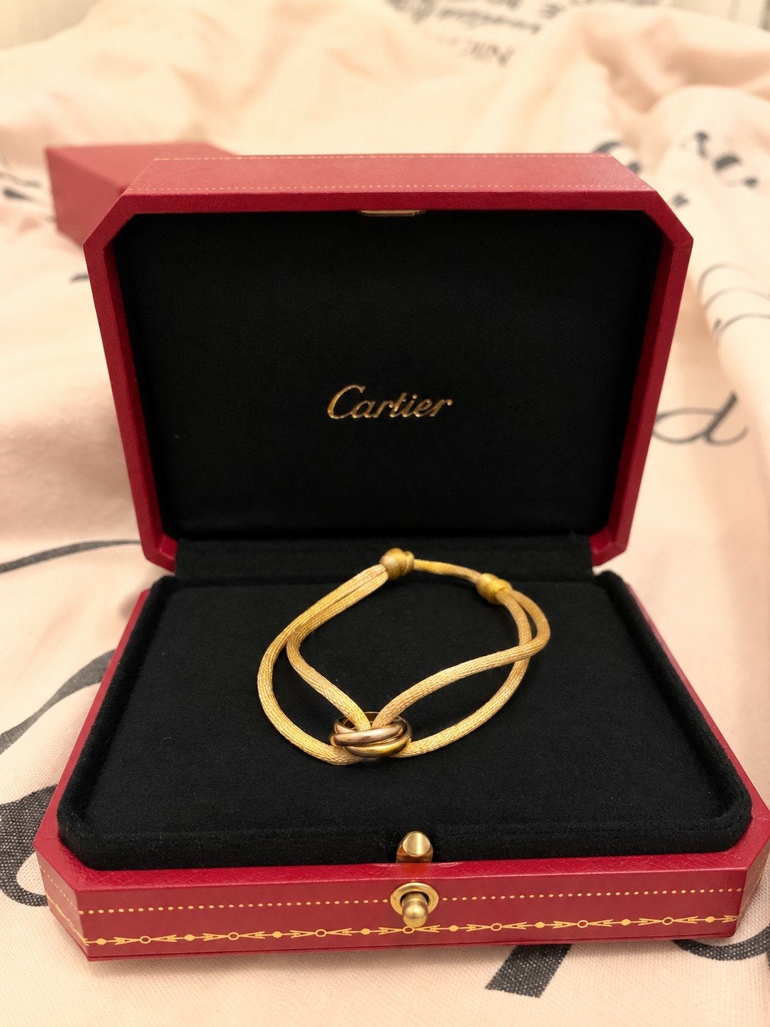 Cartier Trinity, Sieraden, Tassen en Uiterlijk, Ophalen of Verzenden, Zo goed als nieuw, Goud, Goud