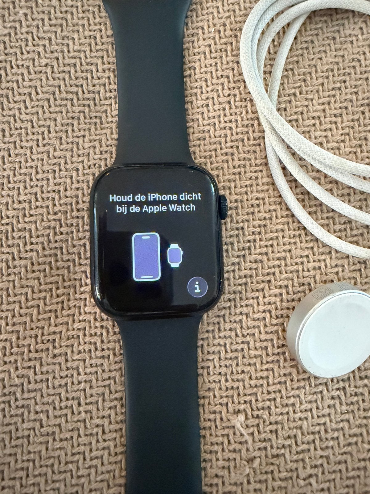 Krasvrije en prima werkende 45mm Apple Watch series 9, Apple, Apple, Zwart, IOS