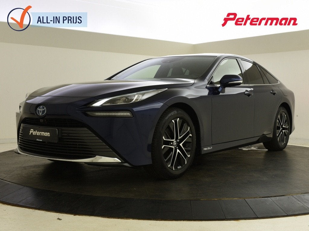 Toyota Mirai Executive | Leder | JBL | Elektr. stoel verst., Auto's, 0 cilinders, Gebruikt, Mirai, Blauw
