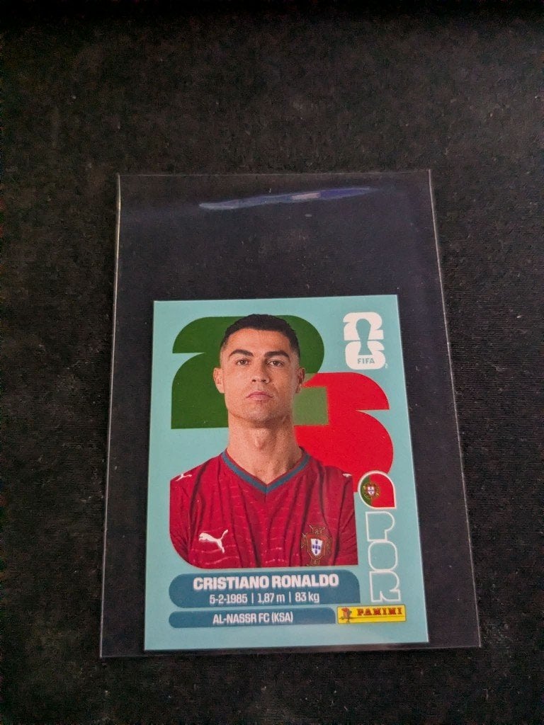 WK 2026 Panini - Cristiano Ronaldo, Verzenden, Zo goed als nieuw, Sticker