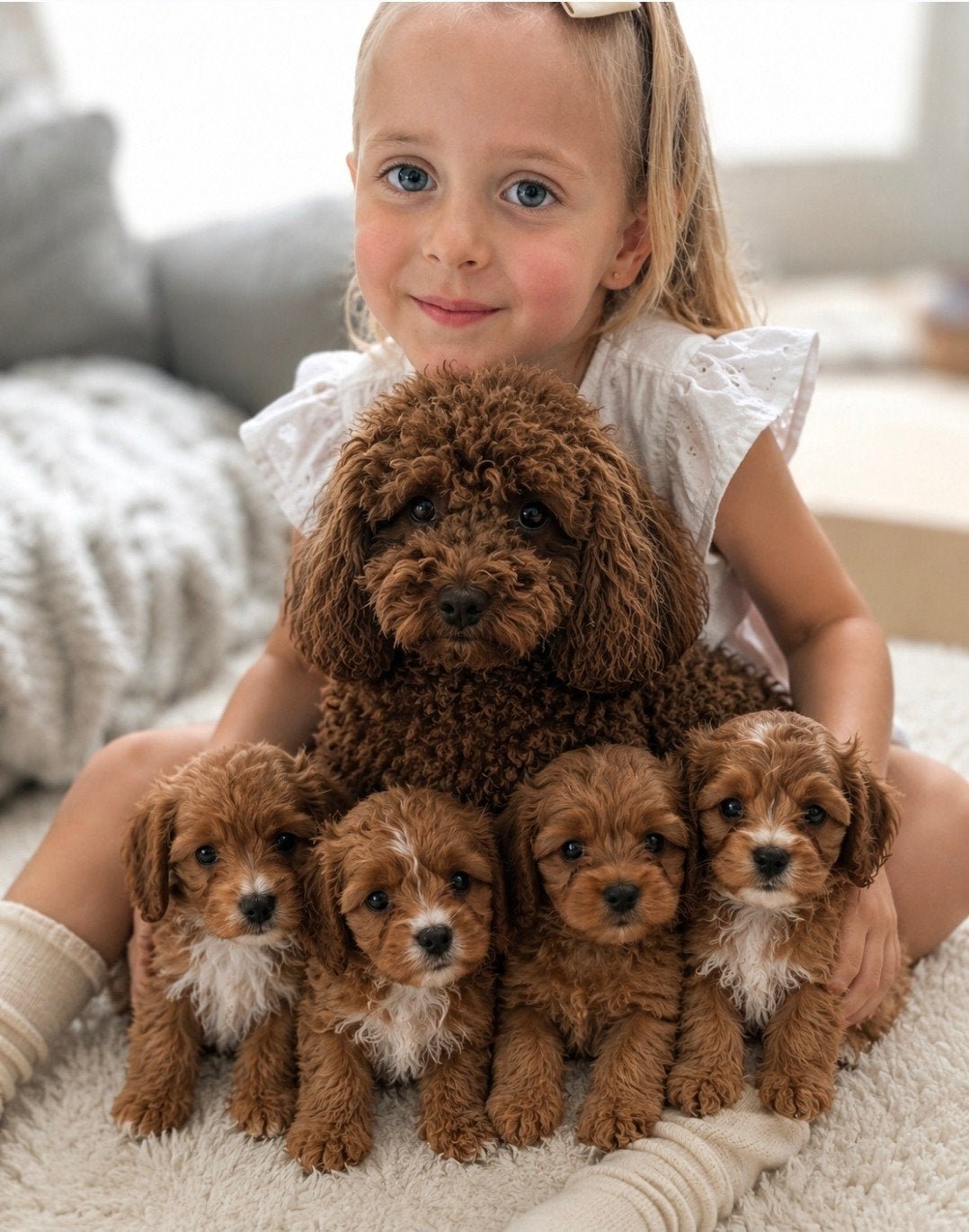 Prachtige cavapoo f1 pups, Parvo, Overige rassen, 8 tot 15 weken, Meerdere