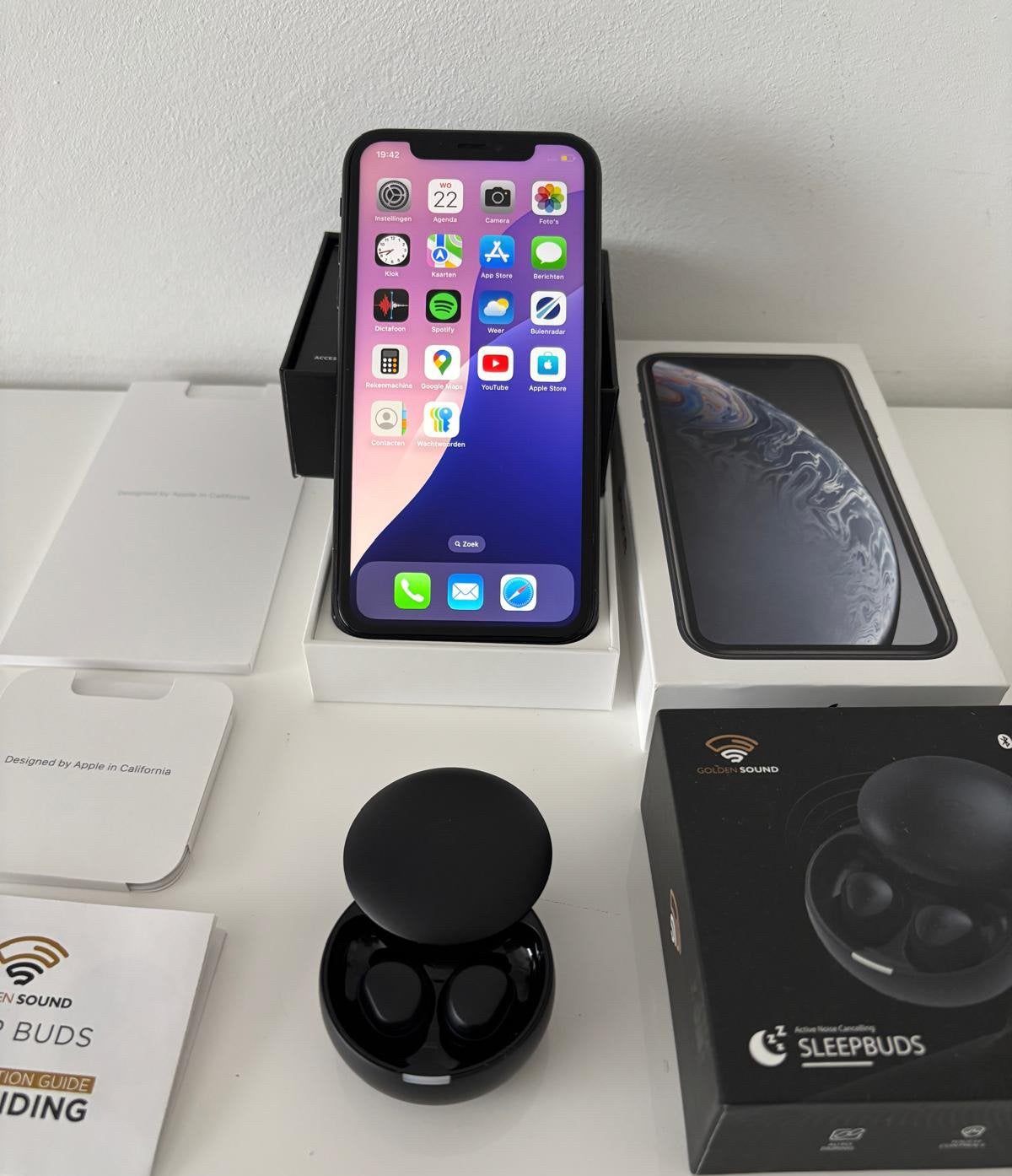 Iphone xr zonder krassen batterij 86% met nieuw oordoppen, Ophalen, 86 %, Zwart, IPhone XR