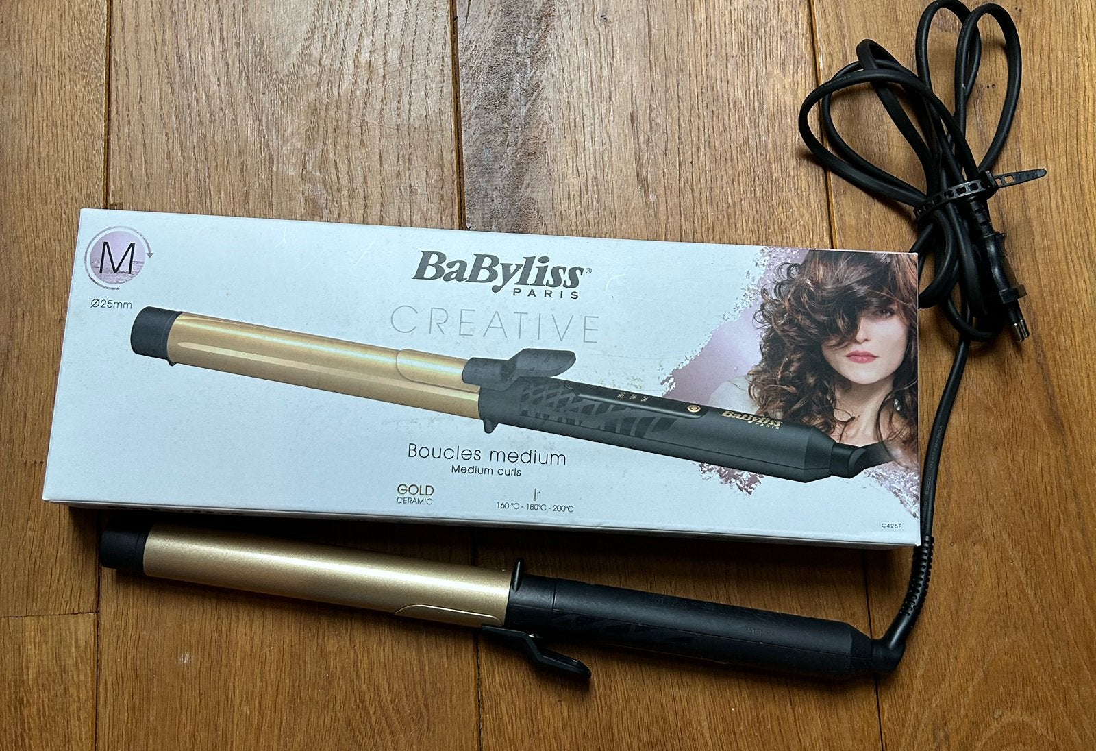 Babyliss krultang gold ceramic, Sieraden, Tassen en Uiterlijk, Uiterlijk | Haarverzorging, Ophalen of Verzenden, Zo goed als nieuw