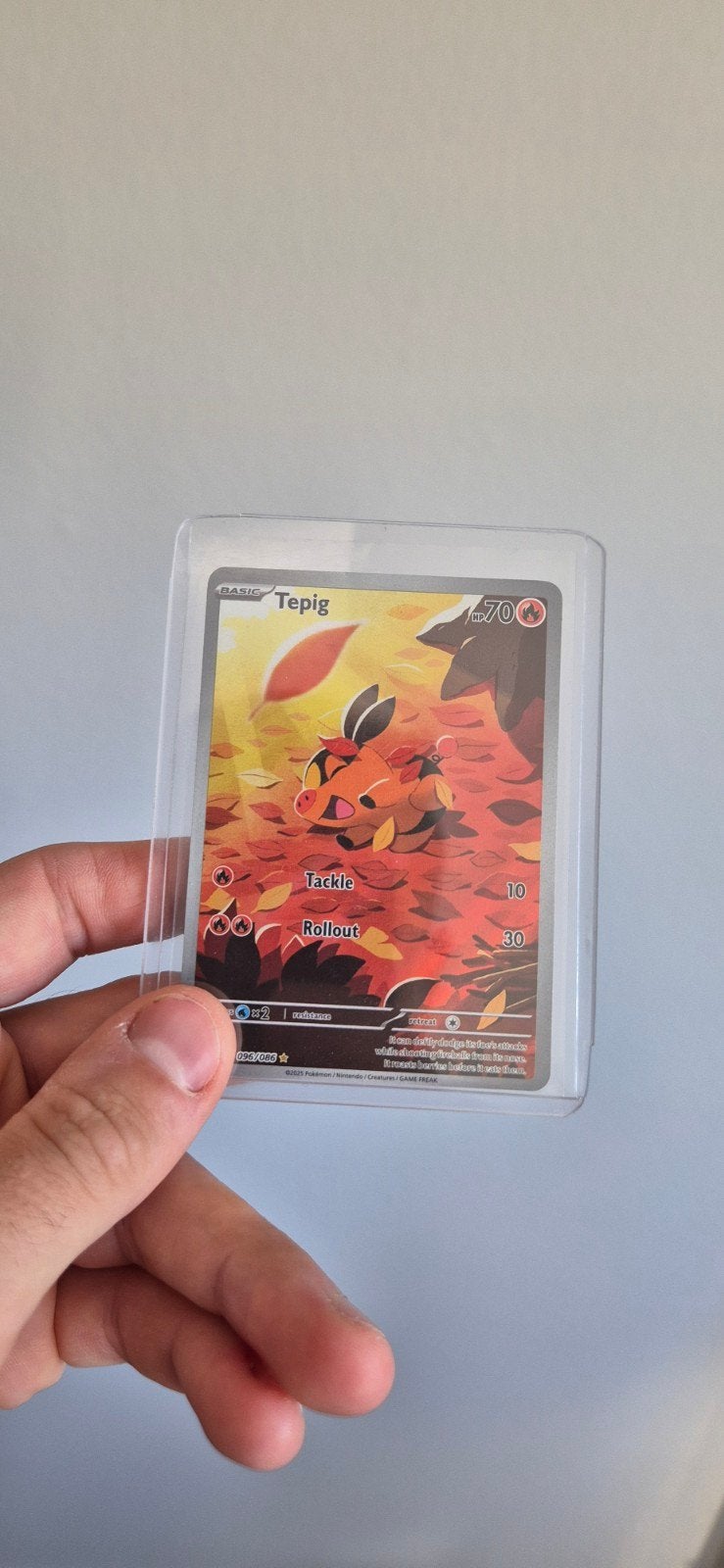 Tepig 096/086 White Flare Pokémon Kaart, Ophalen of Verzenden, Zo goed als nieuw