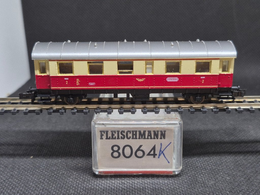 Fleischmann 8064 - Lokaalbaanwagen 2ekl B2iwe (16912), Hobby en Vrije tijd, Gebruikt, Gelijkstroom, Fleischmann, Wagon