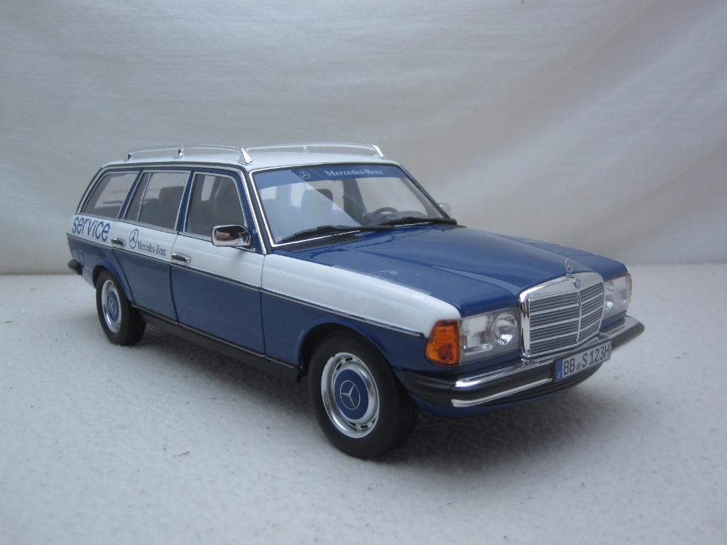 Mercedes-Benz s123 200T Service 1980 1:18 Norev, Ophalen of Verzenden, Nieuw, Auto, Norev