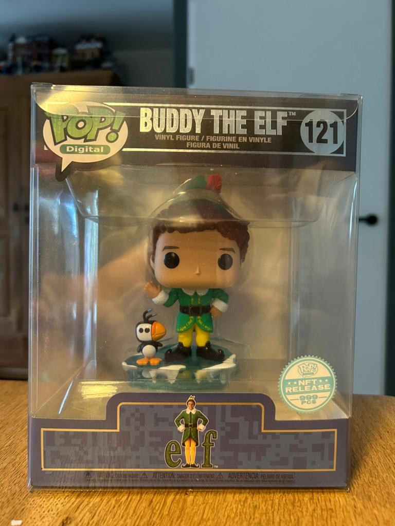 Funko pop! NFT Digital Grail Le 999pcs Buddy the Elf, Ophalen of Verzenden, Zo goed als nieuw