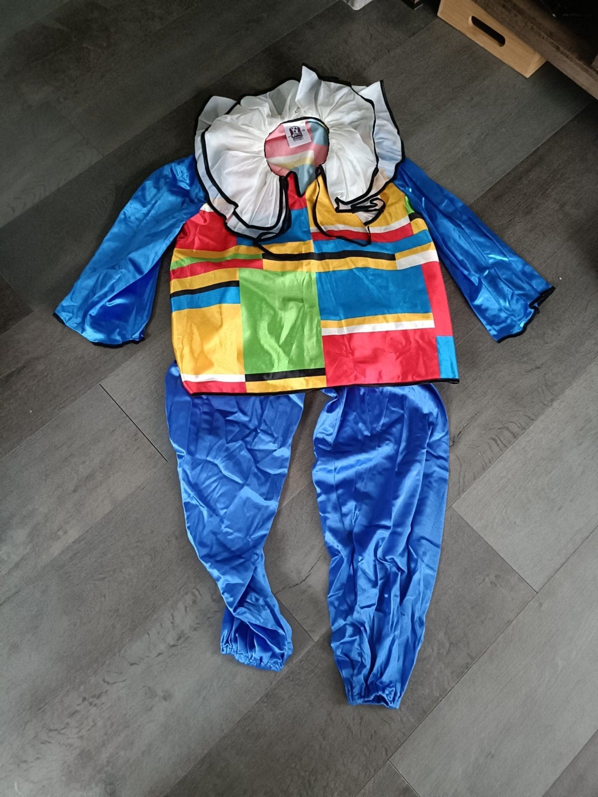 Pipo de Clown Pak - Kleurrijk Kinder Carnaval Kostuum, Ophalen of Verzenden