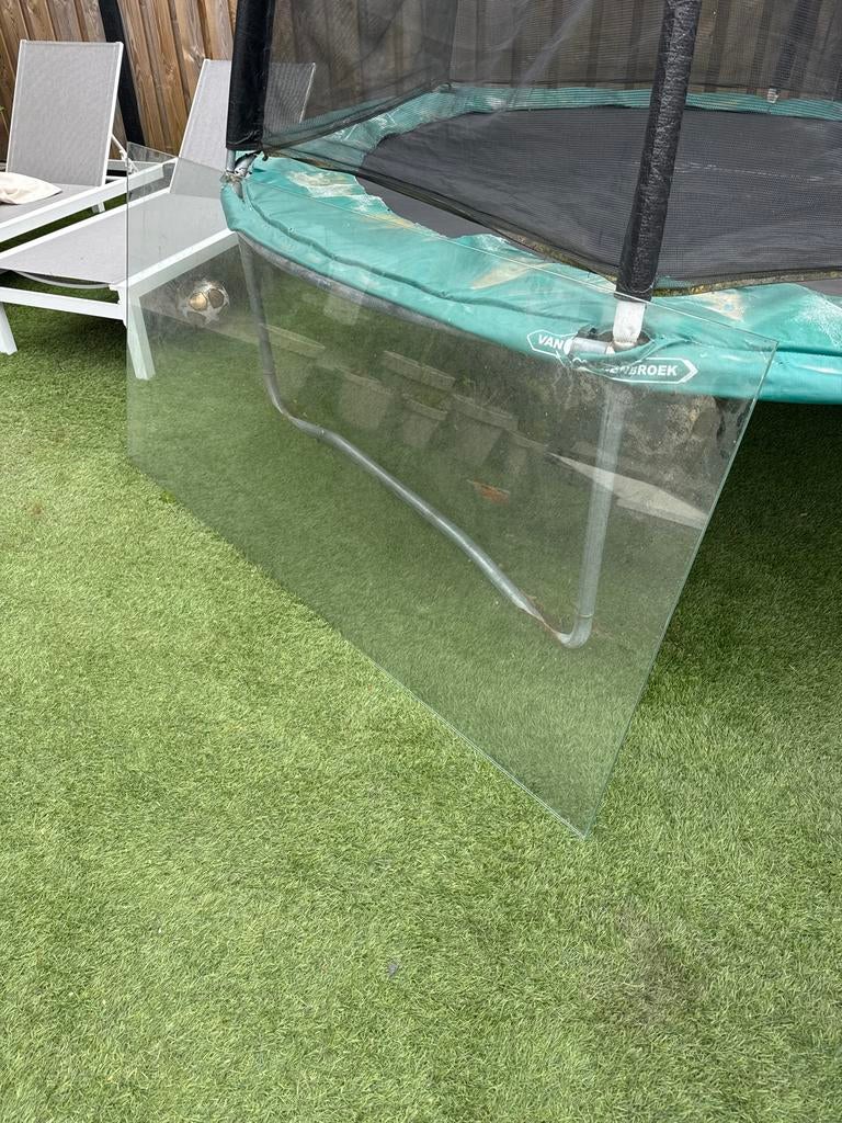 Glasplaat gratis af te halen 180x90, Doe-het-zelf en Verbouw, Glas en Ramen, Ophalen, Gebruikt, 80 tot 120 cm, Glasplaat