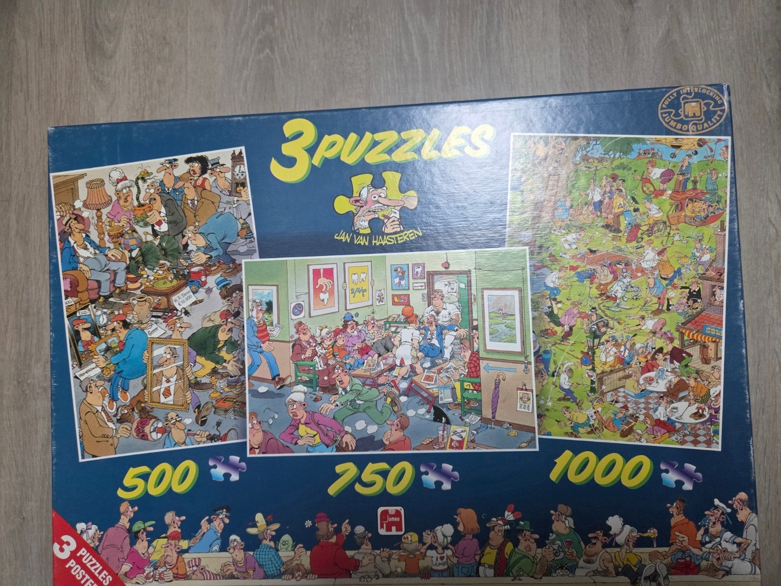 Jan van haasteren puzzel, Hobby en Vrije tijd, Denksport en Puzzels, Ophalen of Verzenden, 500 t/m 1500 stukjes, Zo goed als nieuw