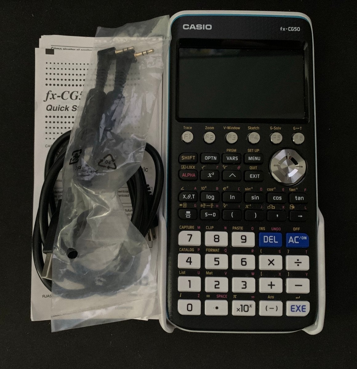 Casio fx-CG50 grafische rekenmachine, Verzenden, Grafische rekenmachine, Zo goed als nieuw