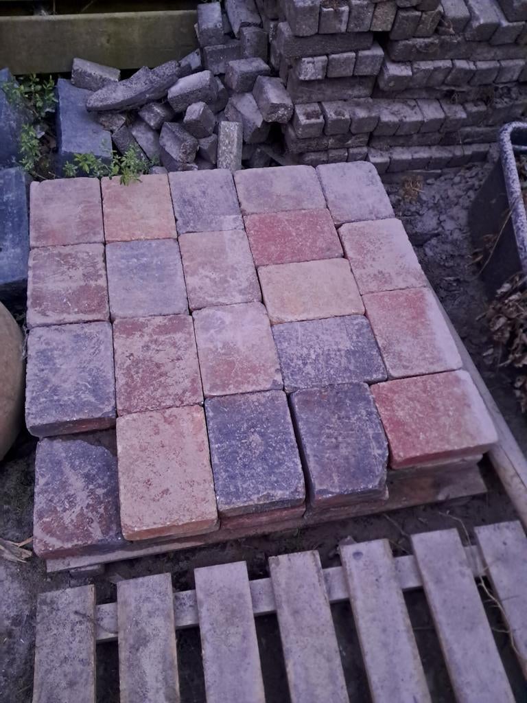 Stenen tamboer bont gratis, Ophalen, Gebruikt, Beton, Klinkers