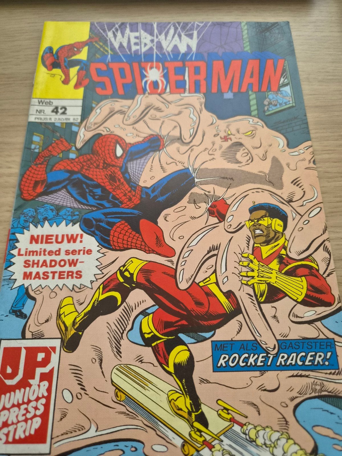 Web van Spiderman Nr. 42 - Met Rocket Racer!, Boeken, Ophalen of Verzenden