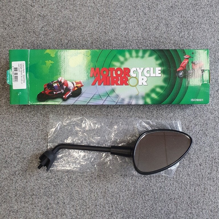 NIEUW Spiegel rechts Vespa Sprint matzwart lang model, Ophalen of Verzenden, Nieuw, Overige typen, Vespa