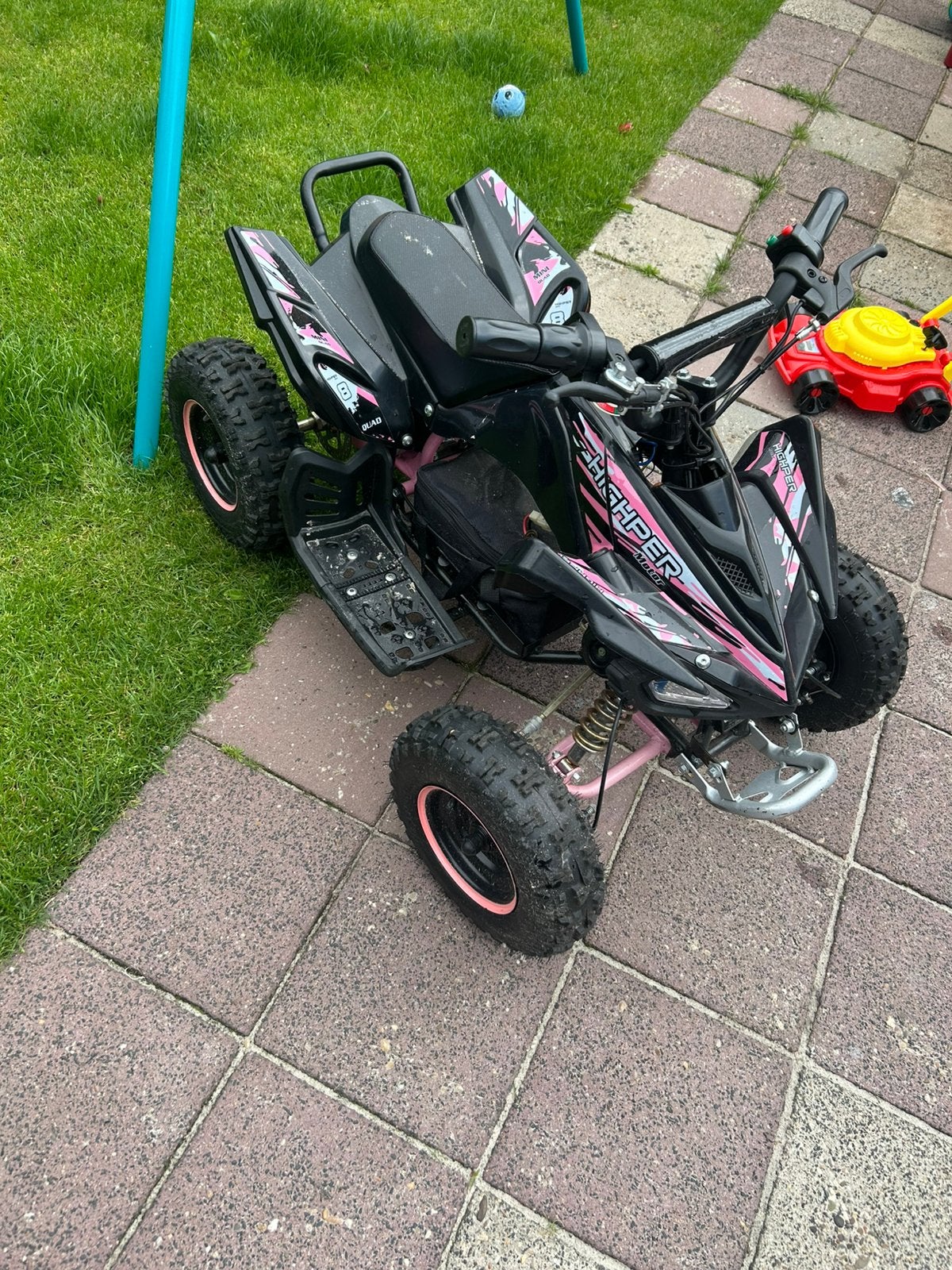 Kinder quad opknapper, Ophalen, Gebruikt, Schijfrem, Overige typen