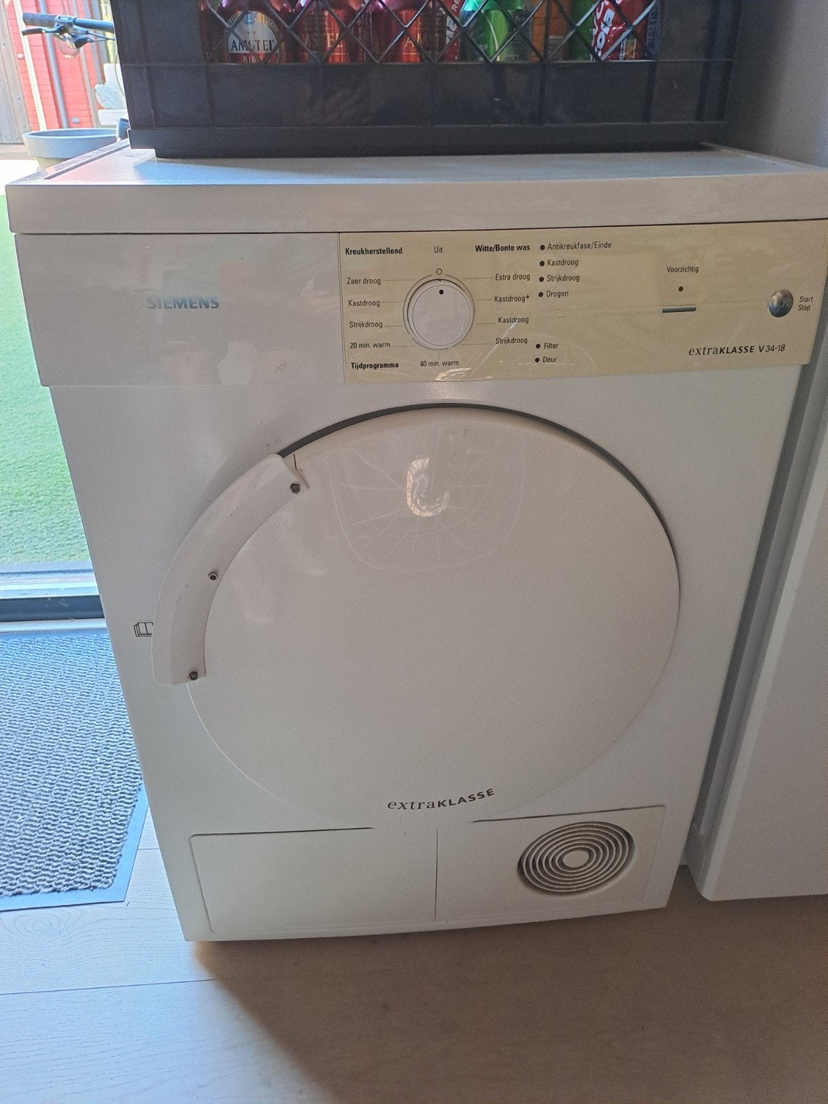siemens droger, Ophalen, 6 tot 8 kg, Gebruikt, Luchtafvoer
