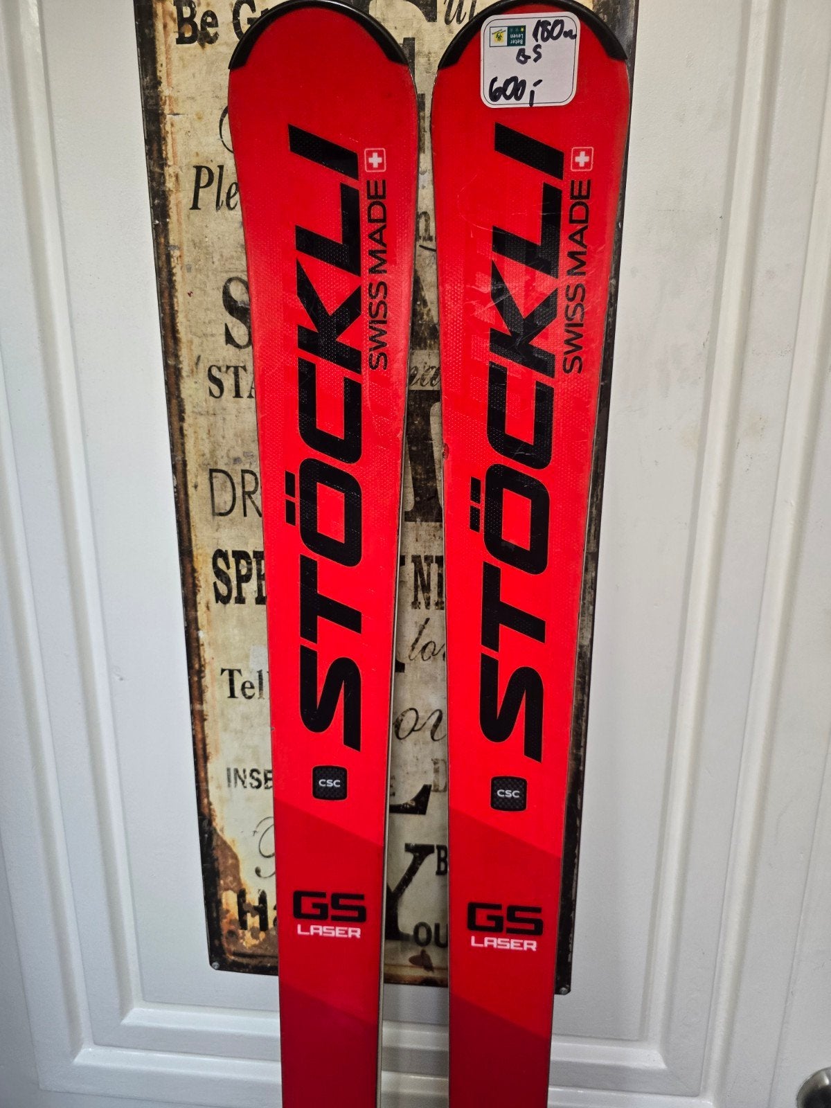 180cm STOCKLI LASER GS WORLDCUP NP1600€ BEST OP WERELD