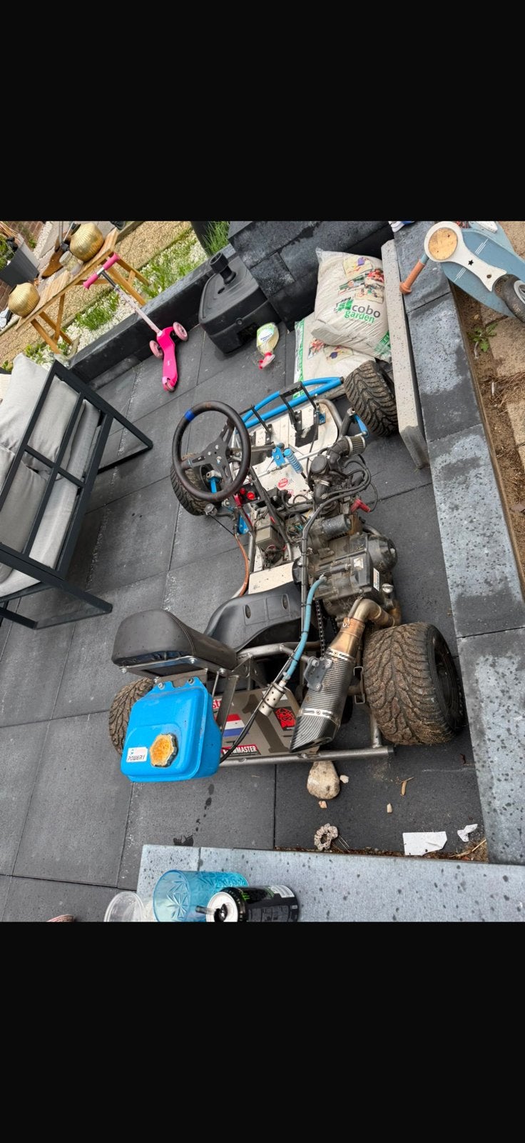 125CC Kart, Ophalen, Kart