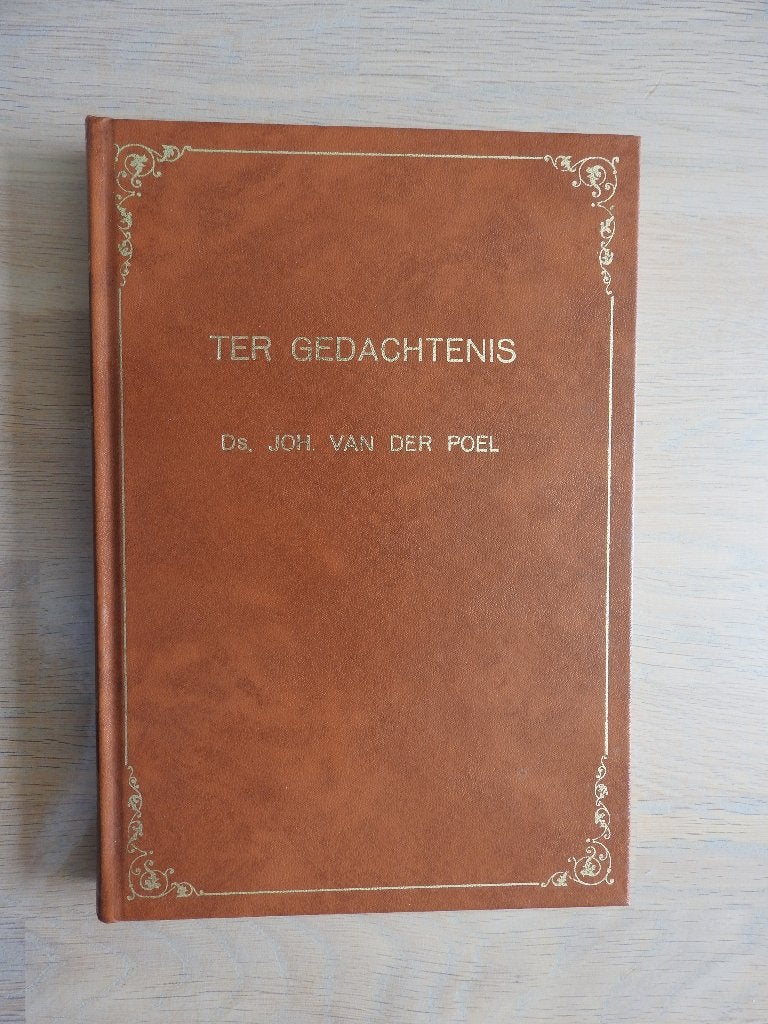 Ds. Joh. van der Poel - Ter gedachtenis, Ophalen of Verzenden, Zo goed als nieuw