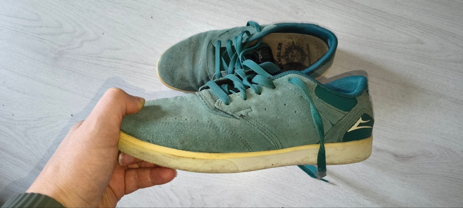 Lakai Skate Schoenen Groen Maat 43 (ZGAN), Overige kleuren, Ophalen of Verzenden, Lakai, Sneakers of Gympen