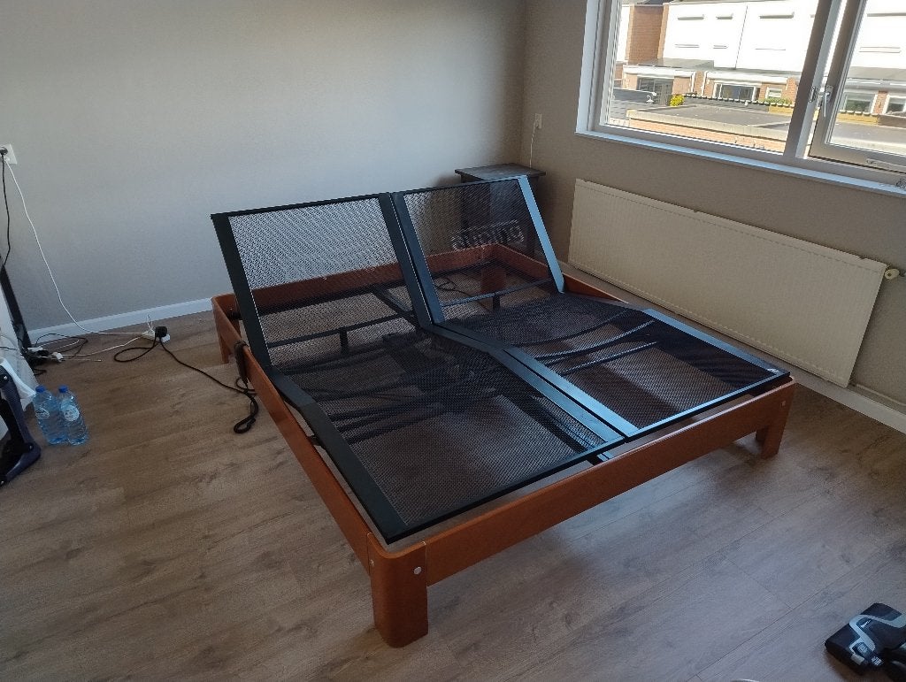 Auping Auronde 1000 180x210 kersen, Ophalen, Overige kleuren, 210 cm, Tweepersoons